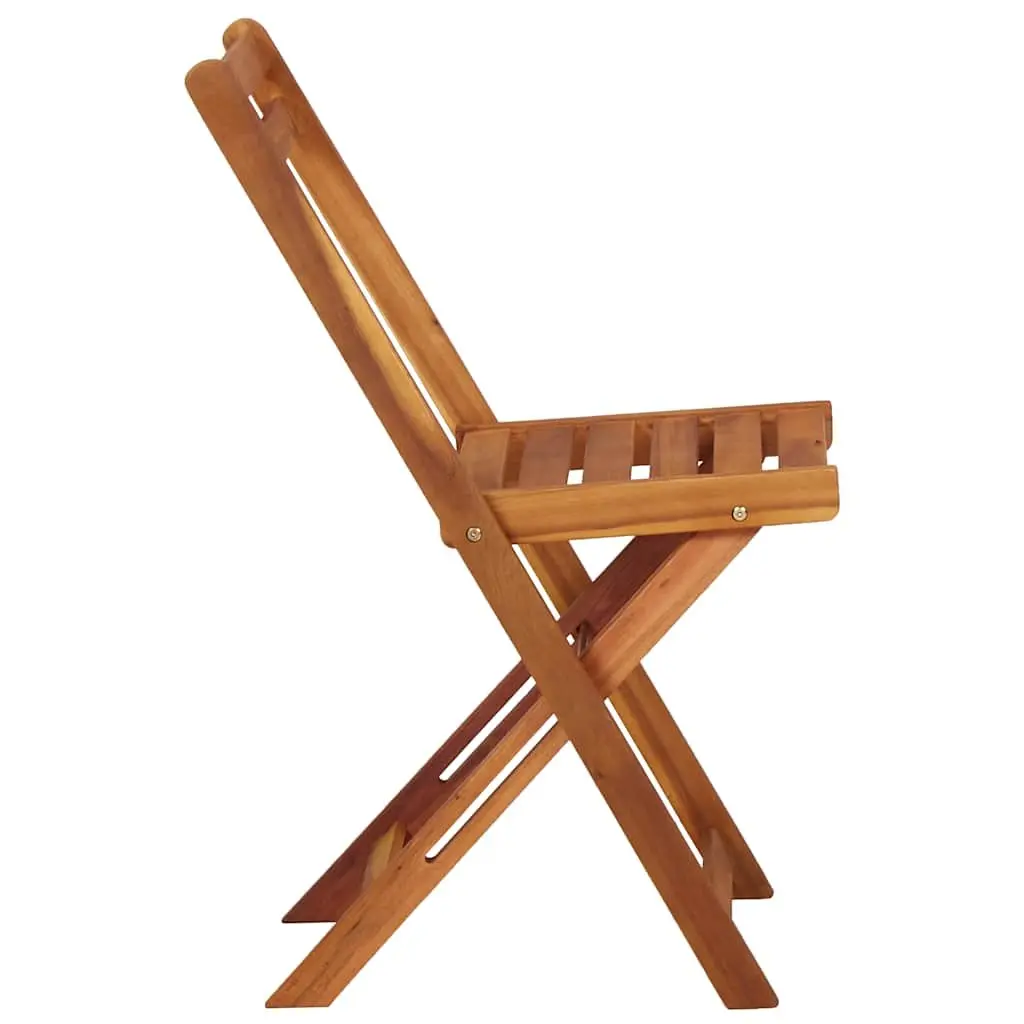Garden Planter Table with 2 Folding Bistro Chairs Outdoor Furniture Set