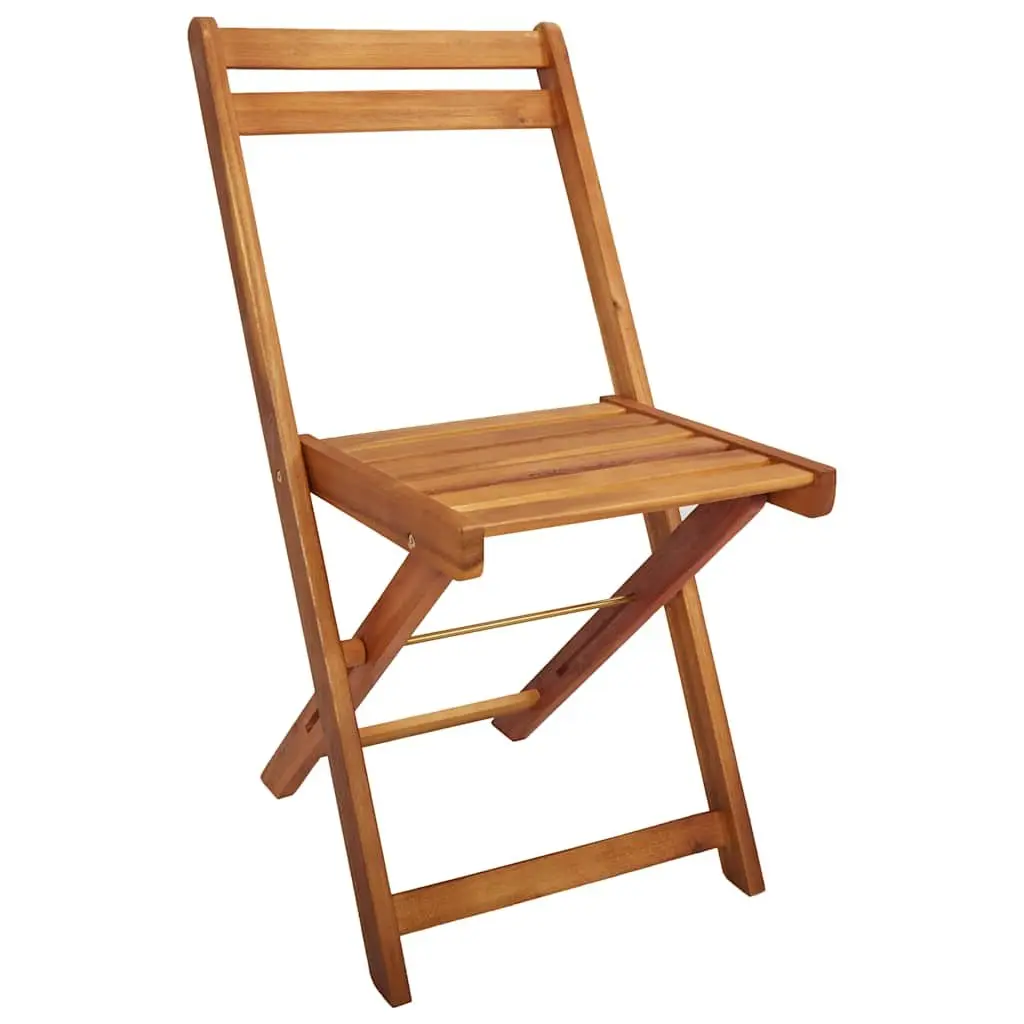 Garden Planter Table with 2 Folding Bistro Chairs Outdoor Furniture Set