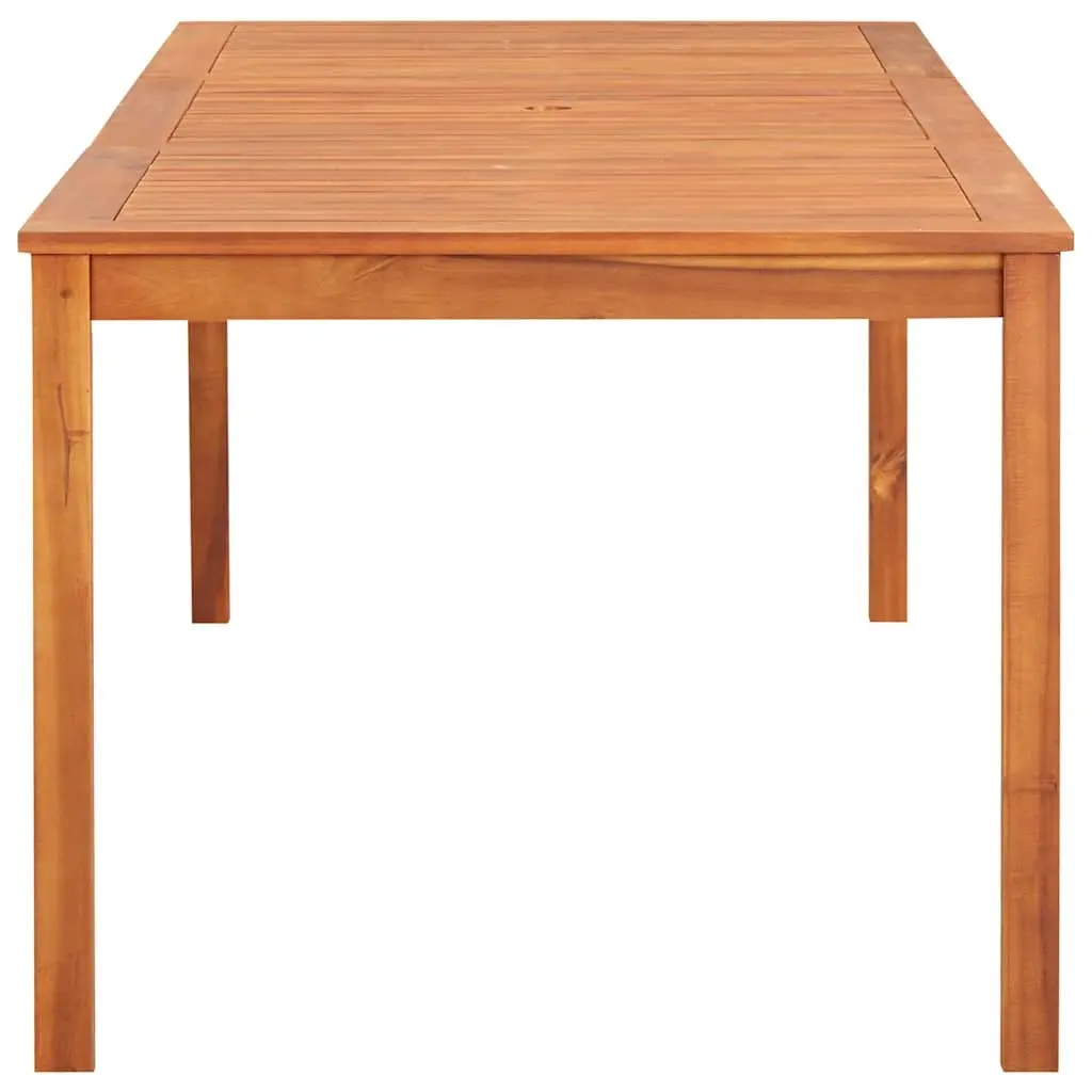 Solid Acacia Wood Garden Dining Table 215x90x74cm