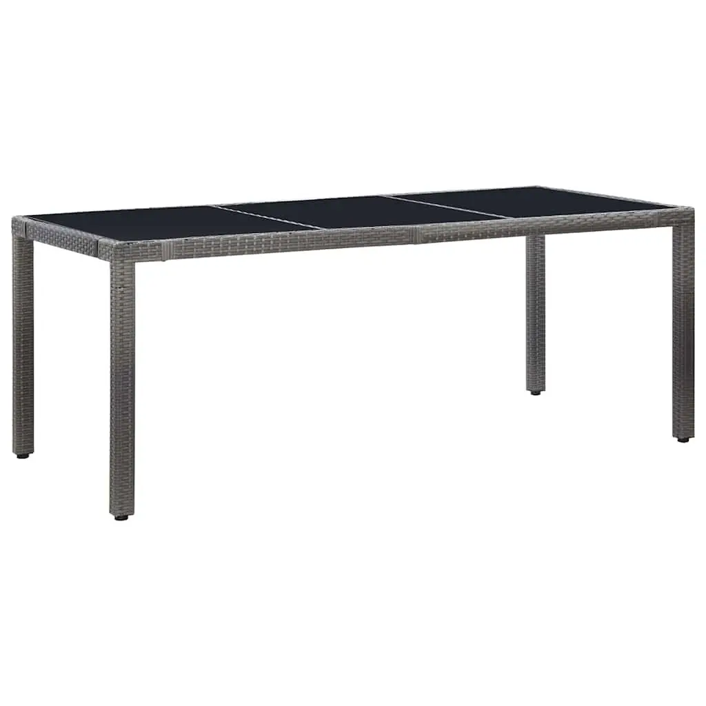 9-Piece Outdoor Dining Set in Grey