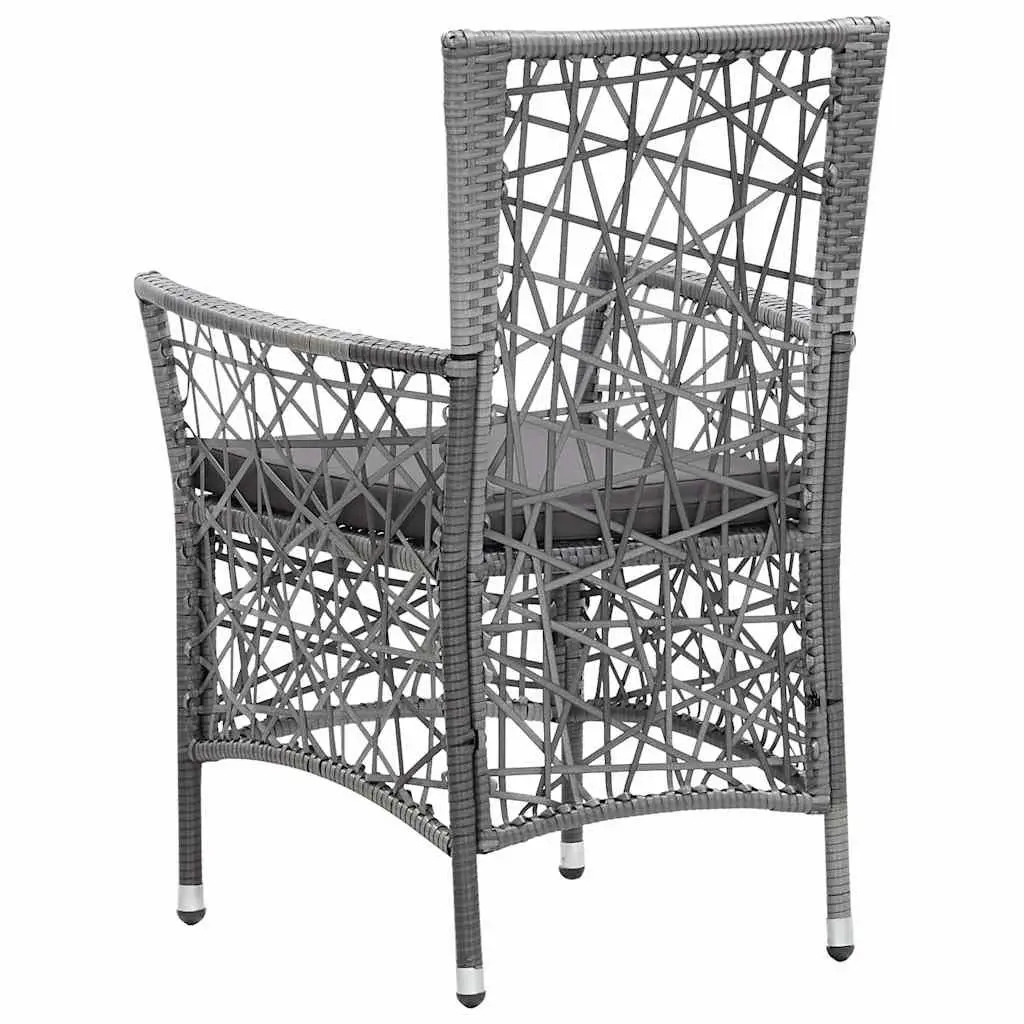 9-Piece Outdoor Dining Set in Grey