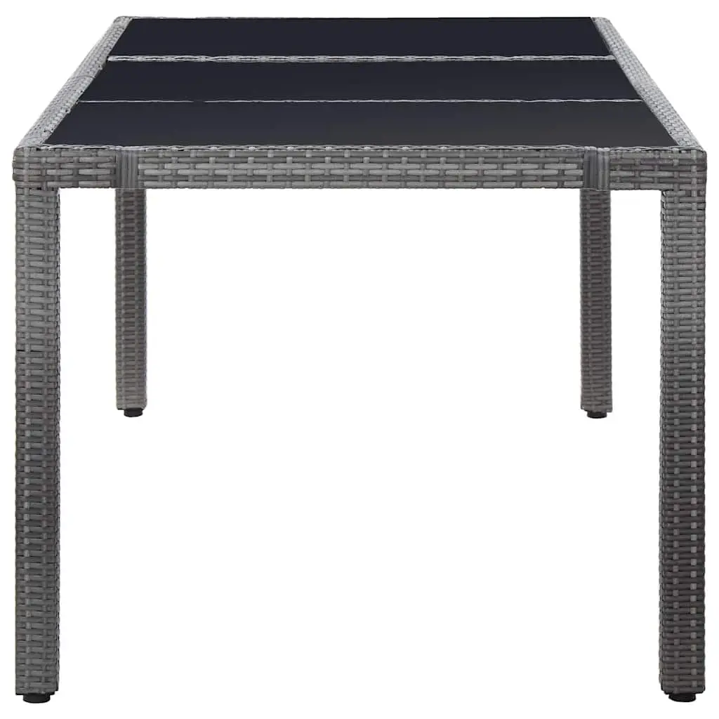 9-Piece Outdoor Dining Set in Grey