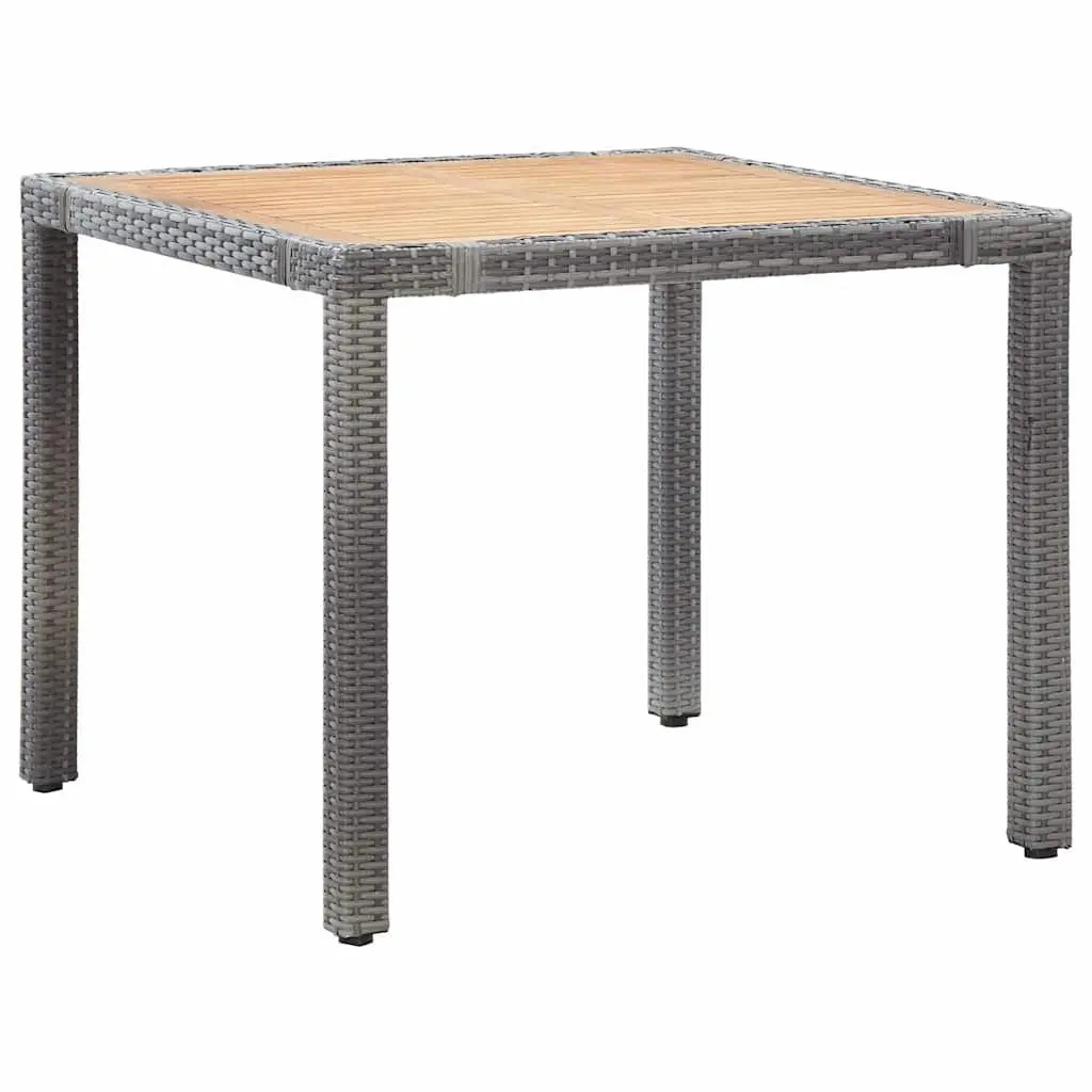 5 Piece Outdoor Dining Set Patio Garden Furniture Grey