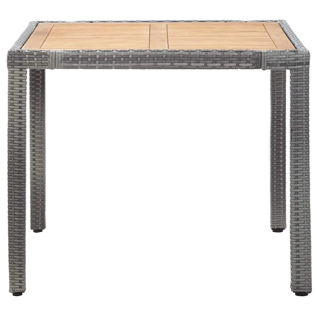 5 Piece Outdoor Dining Set Patio Garden Furniture Grey