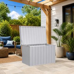 Grey Garden Storage Box: Dimensions and Build Quality Details