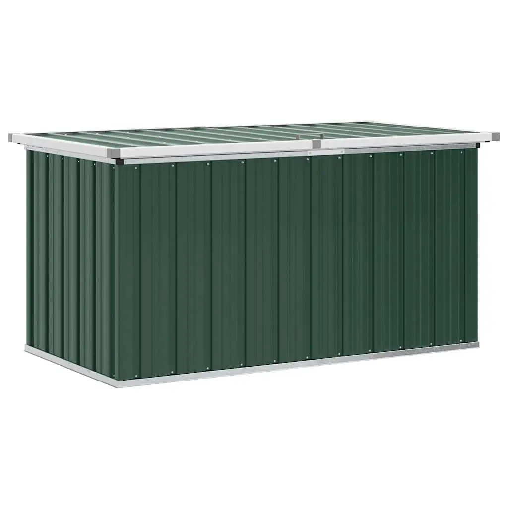 Garden Storage Box Outdoor Use Green 129x67x65 cm