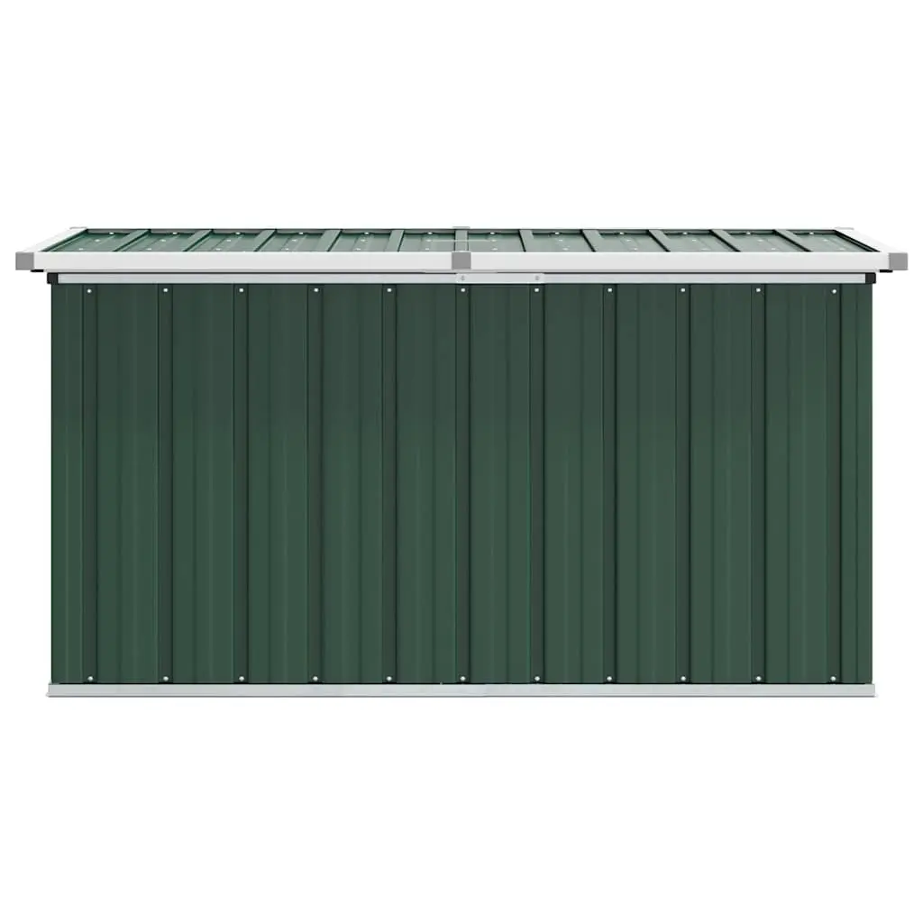Garden Storage Box Outdoor Use Green 129x67x65 cm