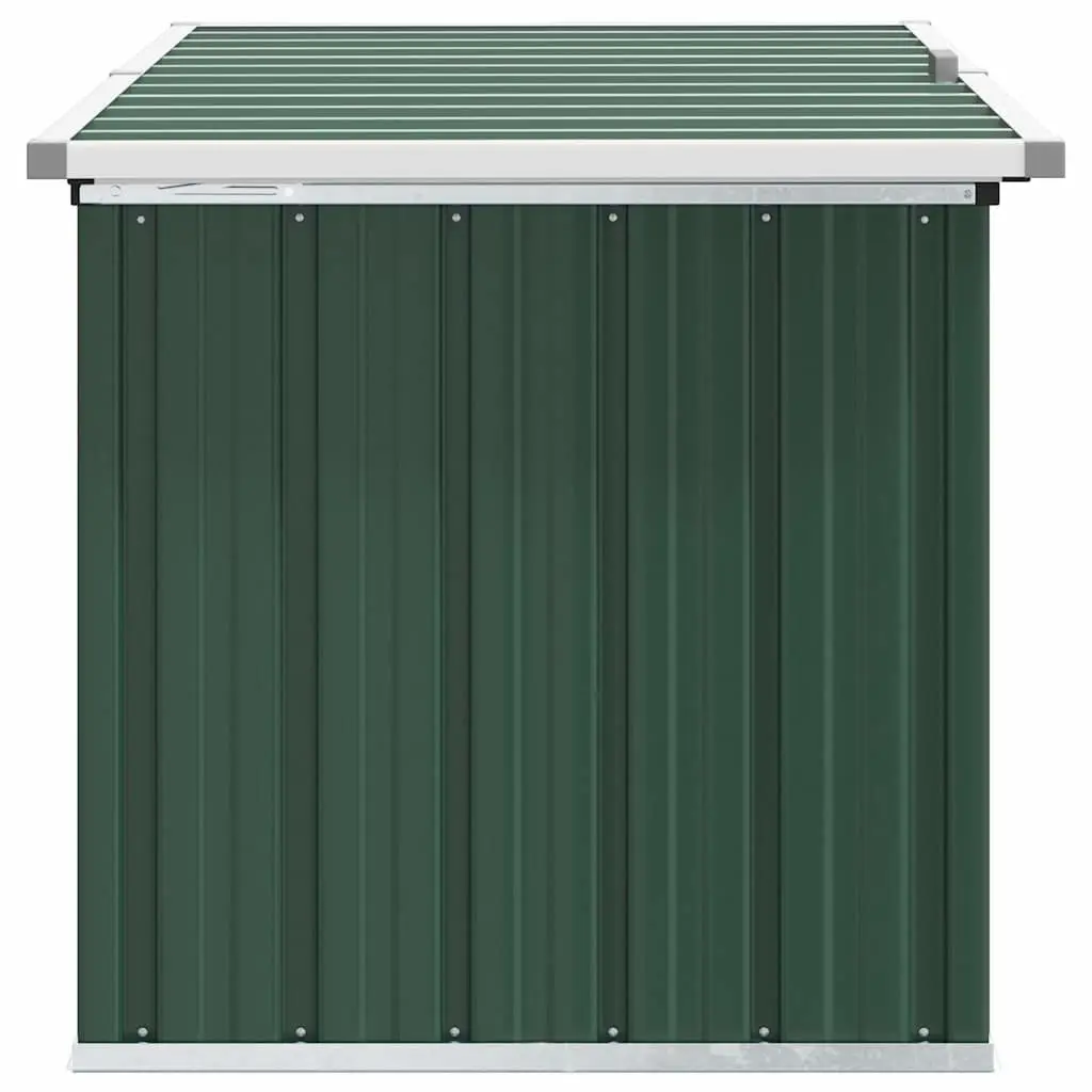 Garden Storage Box Outdoor Use Green 129x67x65 cm