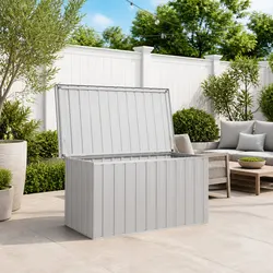 Dimensions and Materials of the Grey Garden Storage Box