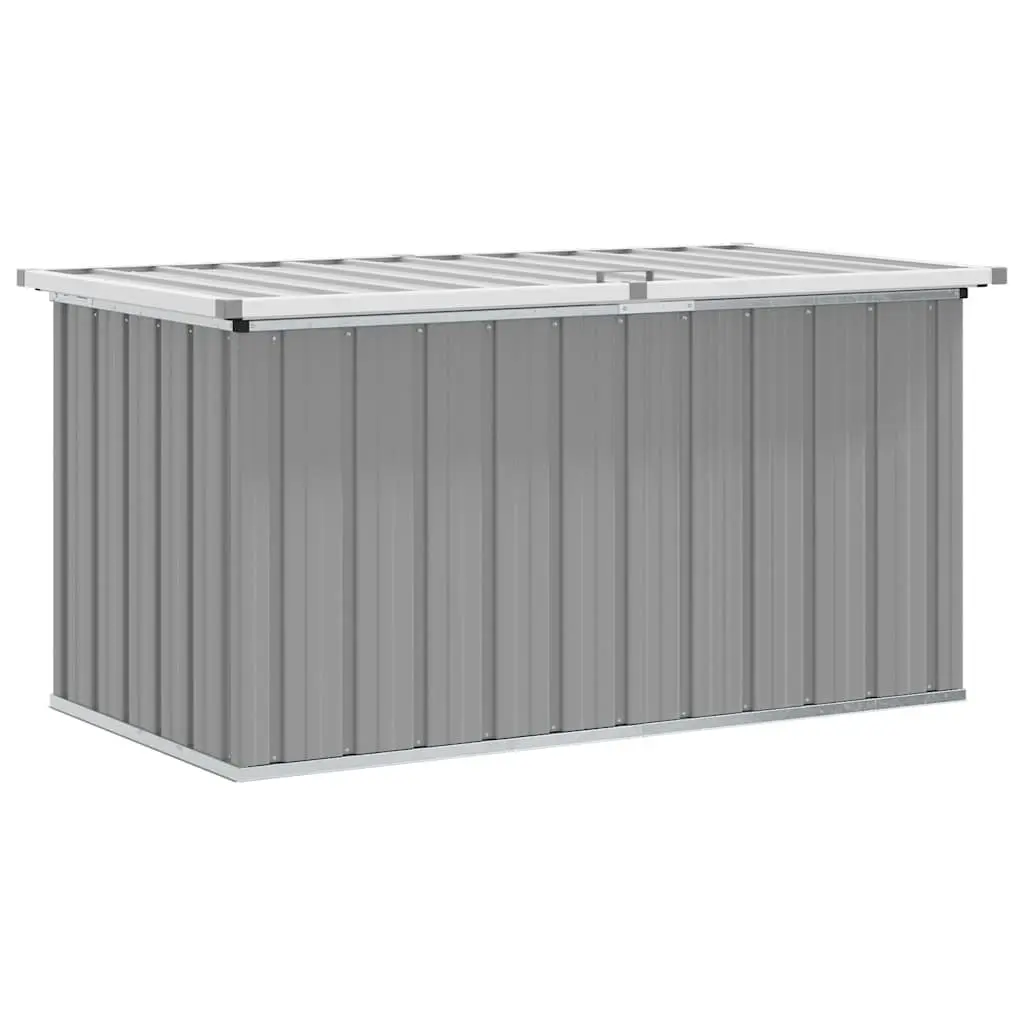 Garden Storage Box Grey Outdoor Patio 129 x 67 x 65 cm