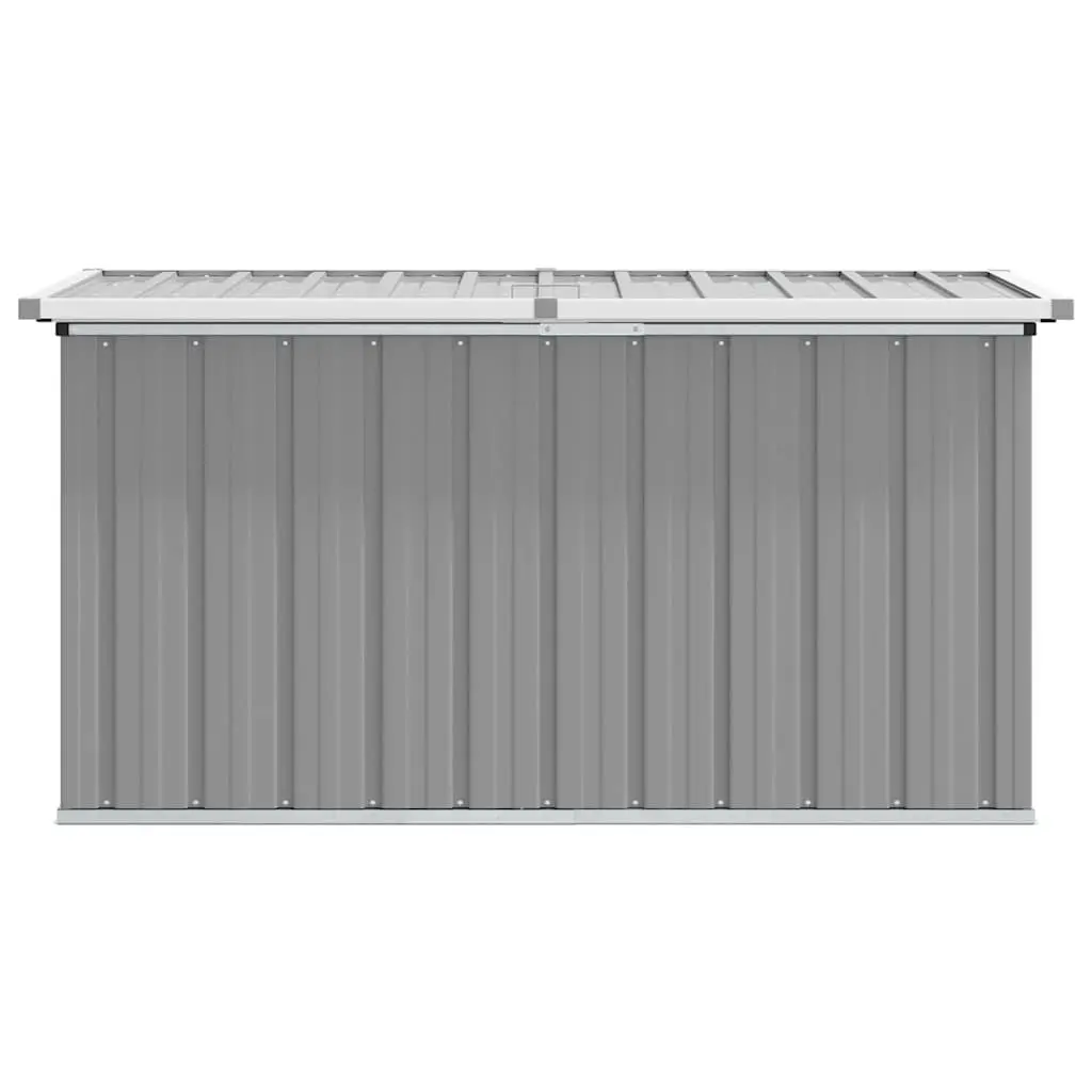 Garden Storage Box Grey Outdoor Patio 129 x 67 x 65 cm