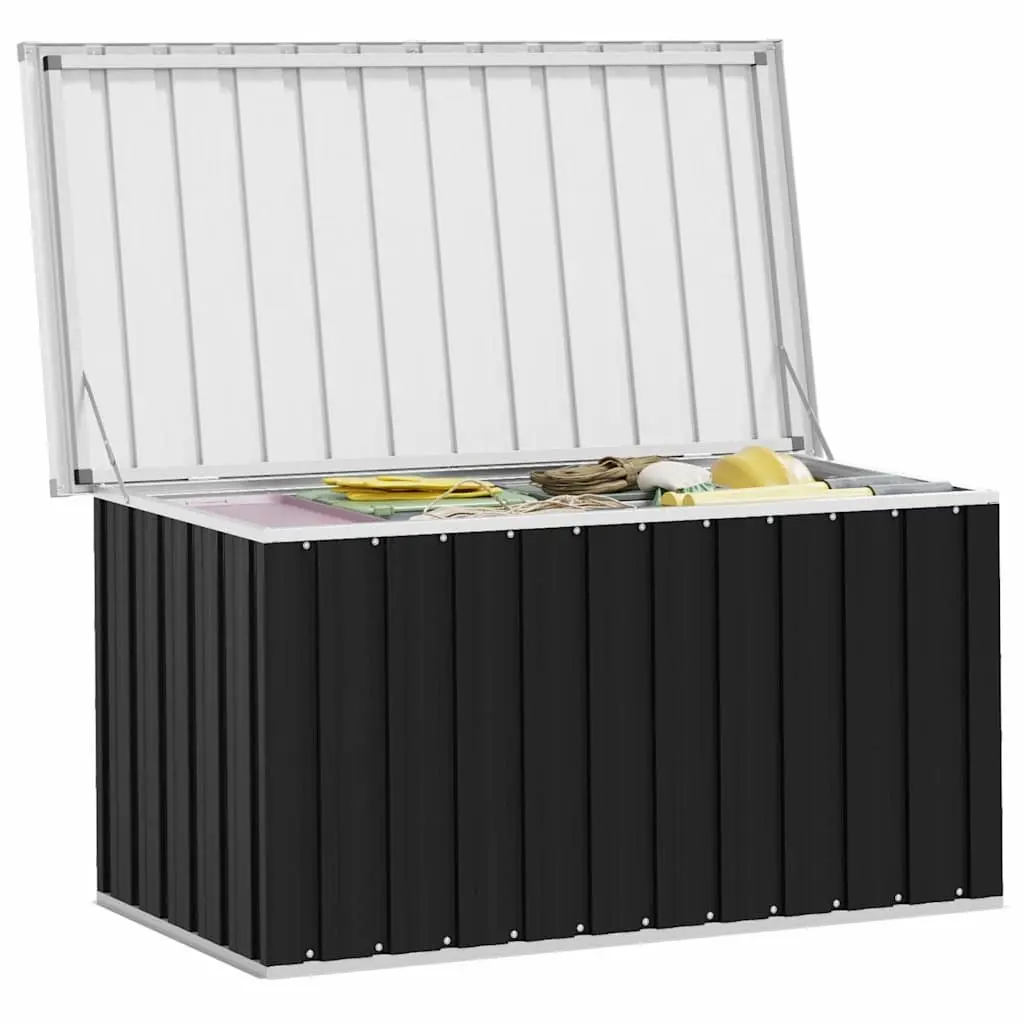 Garden Storage Box Anthracite Outdoor Patio Deck Cushion Blanket Organiser Chest