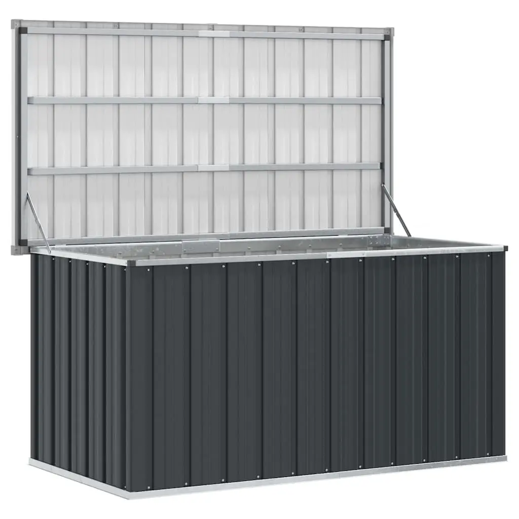 Garden Storage Box Anthracite Outdoor Patio Deck Cushion Blanket Organiser Chest