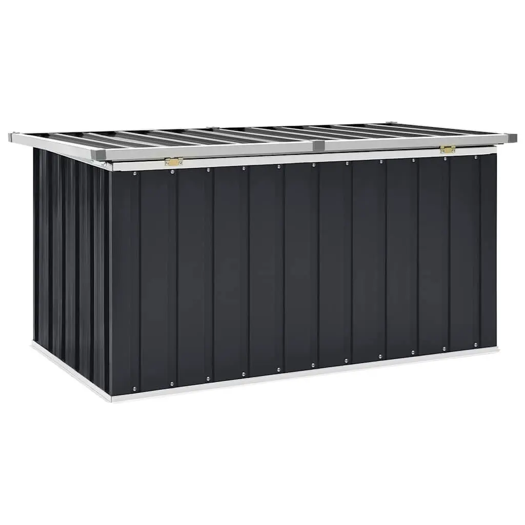 Garden Storage Box Anthracite Outdoor Patio Deck Cushion Blanket Organiser Chest