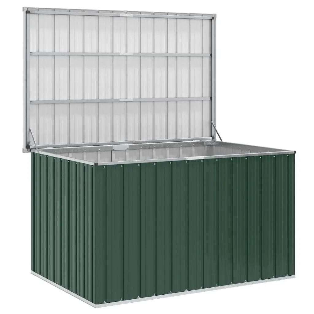 Garden Storage Box 149x99x93cm Outdoor Patio Deck Cushion Chest Furniture Green