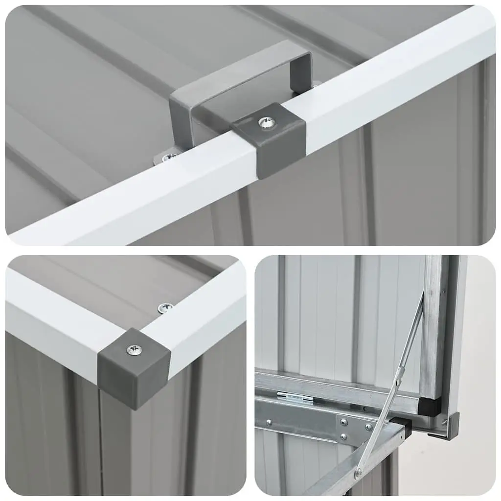 Garden Storage Box Outdoor Patio Deck Organizer Grey 171x99x93cm