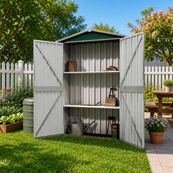 Green Garden Shed Specifications: 116x45x175cm