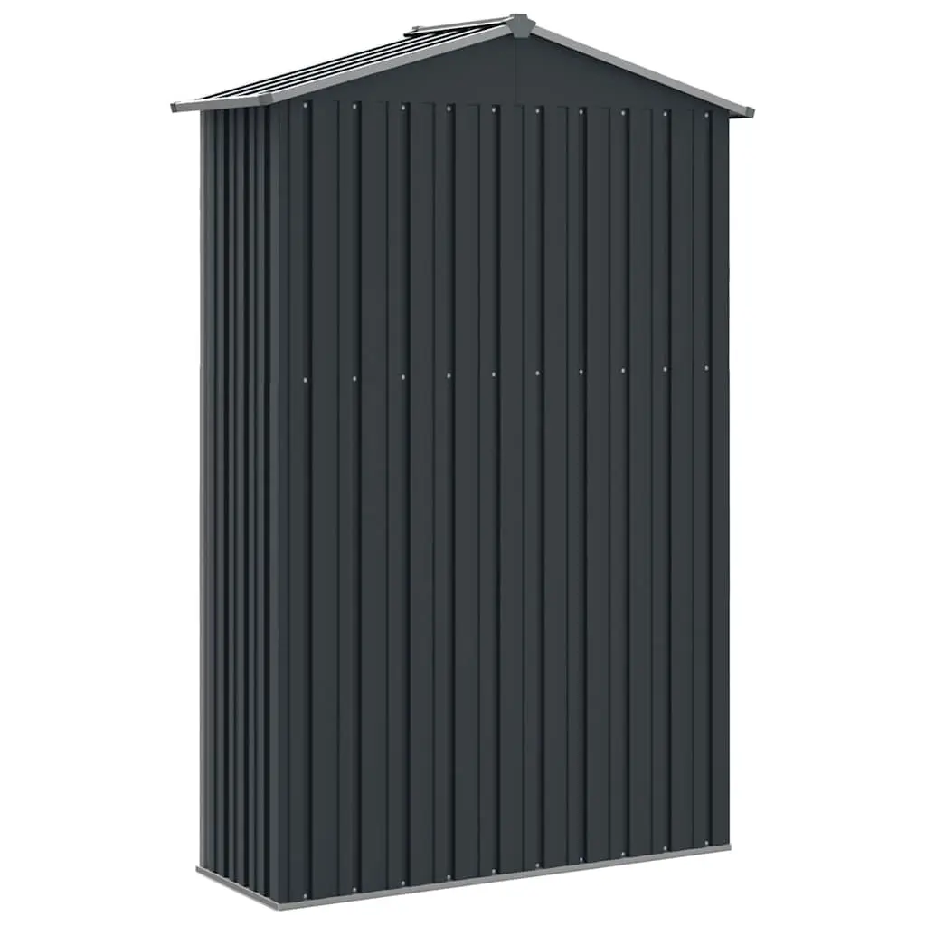 Garden Shed Outdoor Storage 116x45x175 cm Galvanised Steel