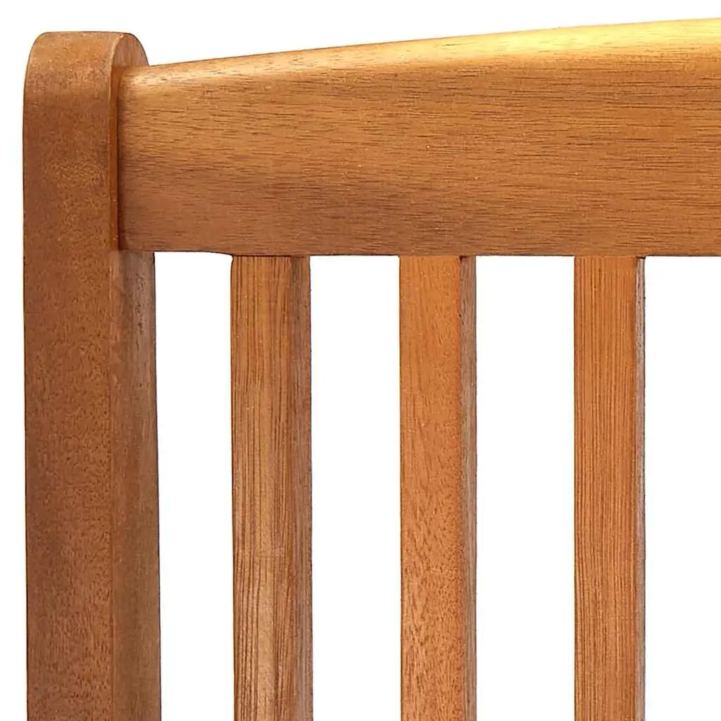 Folding Outdoor Chairs for Garden Patio Dining Set 4 Piece Brown