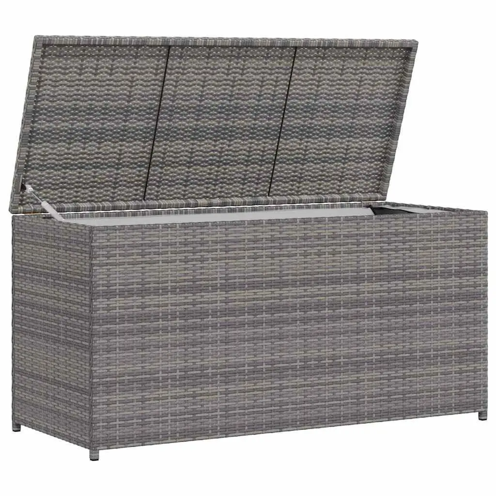 Garden Storage Box Outdoor Furniture Grey 120 x 50 x 60 cm