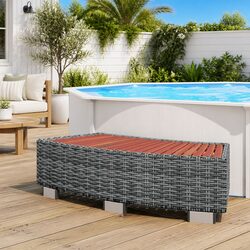 Spa Step Dimensions: 92 x 45 x 25 cm, Grey Design