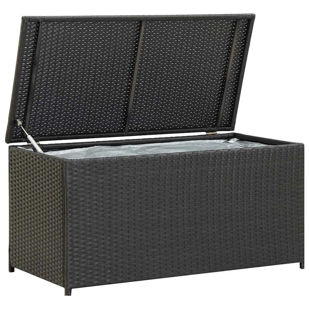 Outdoor Storage Box for Garden 100x50x50cm Black