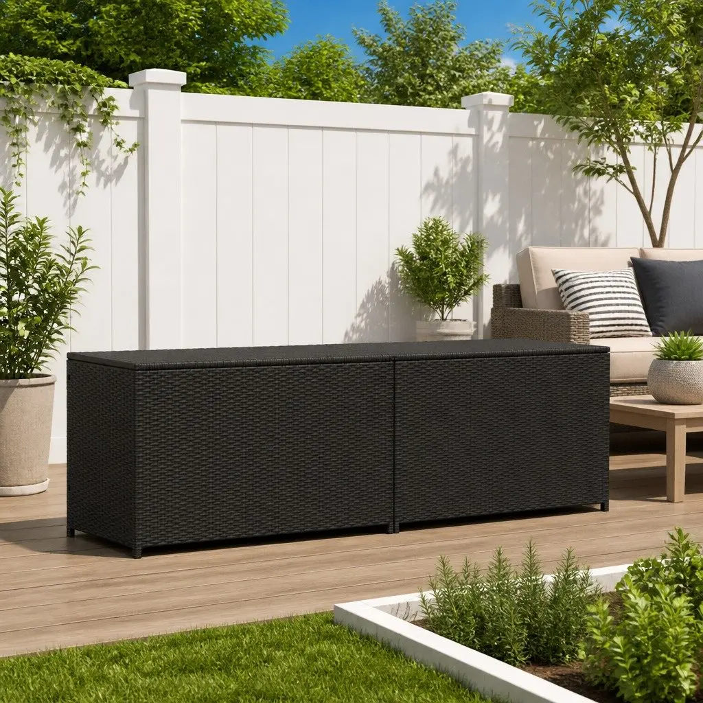 Outdoor Storage Box in Black