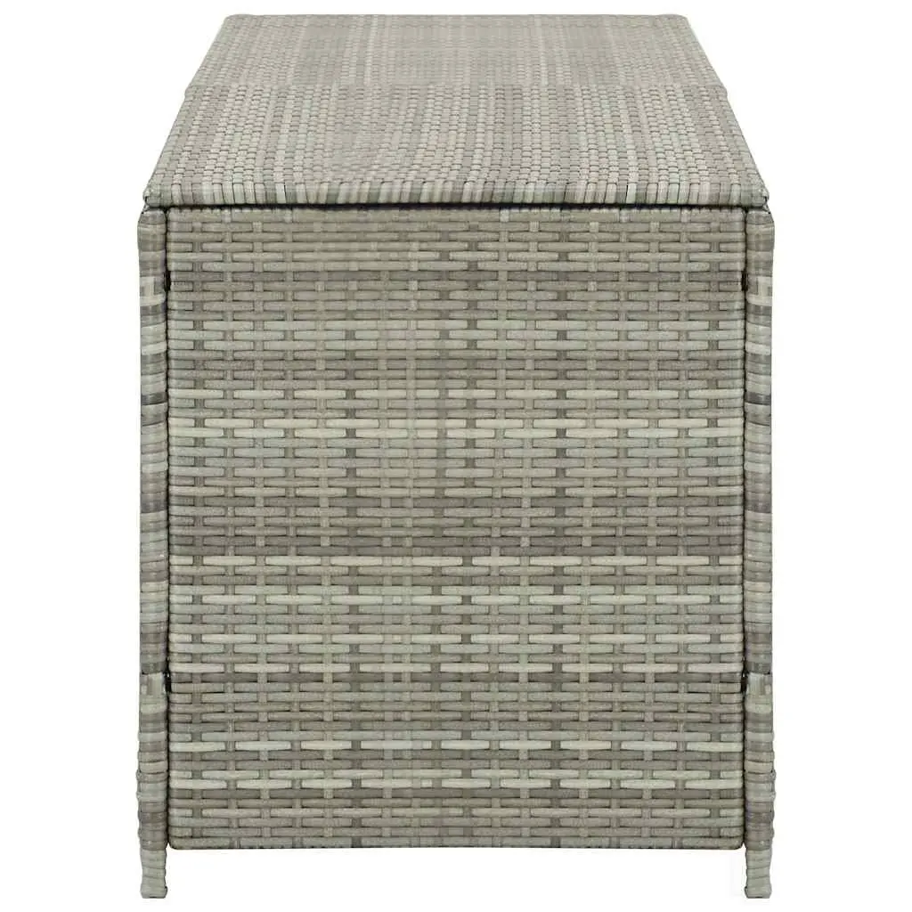 Outdoor Storage Box Garden Patio Furniture Grey 200 x 50 x 60 cm