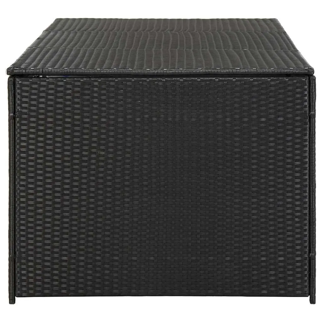 Garden Storage Box Outdoor Patio Furniture 180 x 90 x 70 cm Black