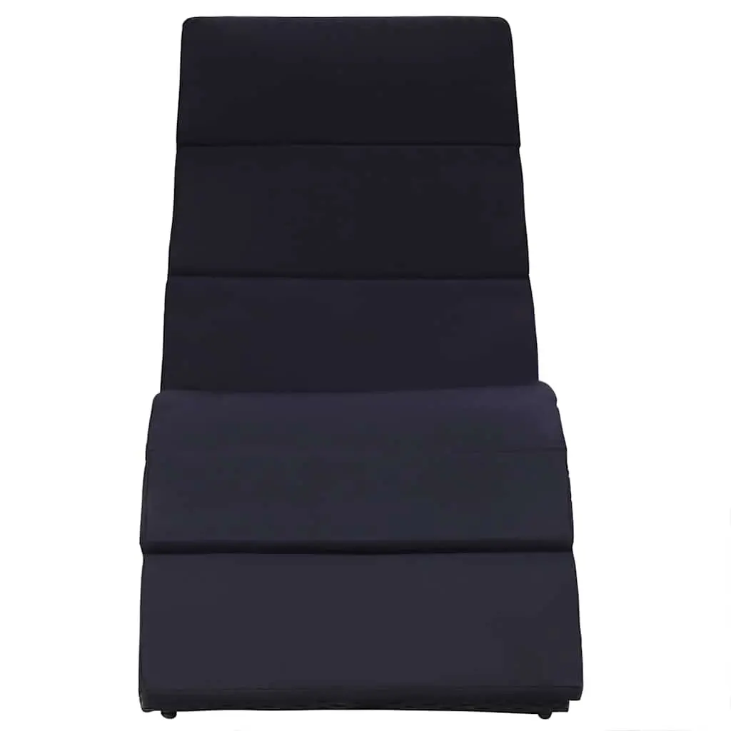 Sun Lounger Outdoor Garden Patio Foldable Poly Rattan Chair