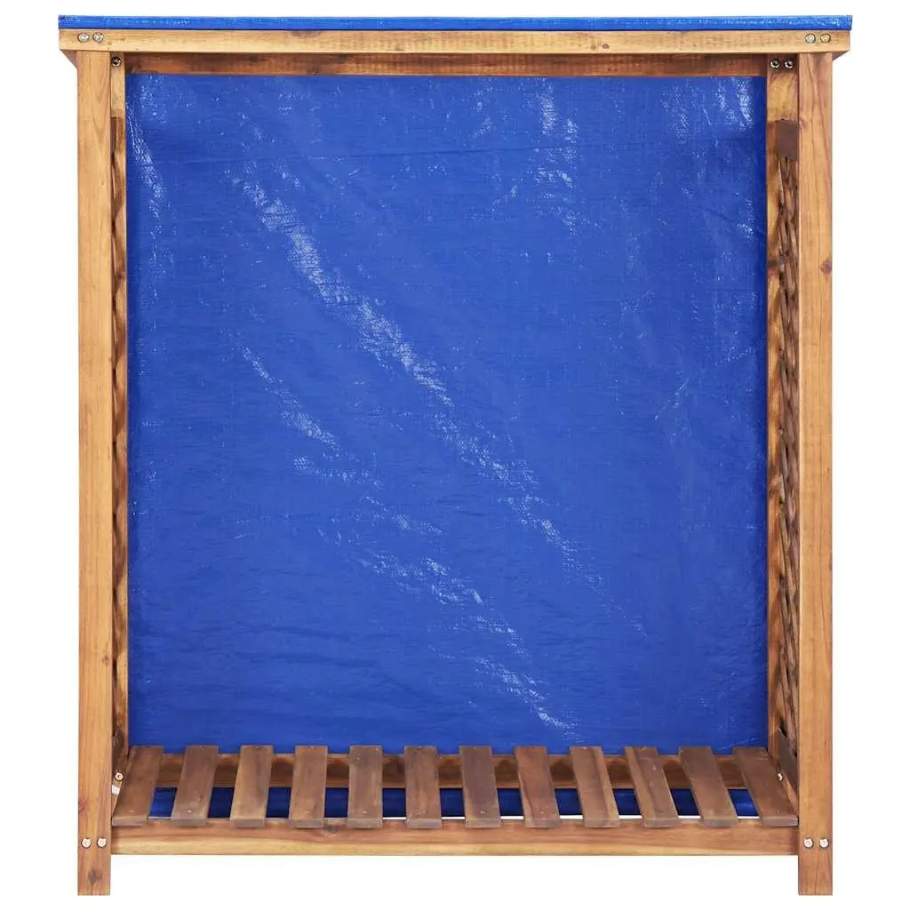 Firewood Storage Shed Outdoor Log Rack 105x38x115 cm