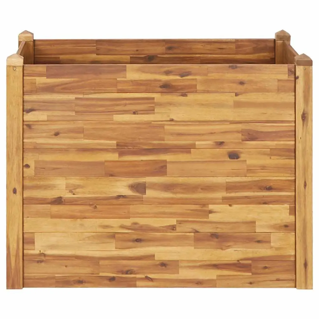 Raised Garden Bed Wooden Planter Box Outdoor Flowers Vegetables Herbs Patio Deck