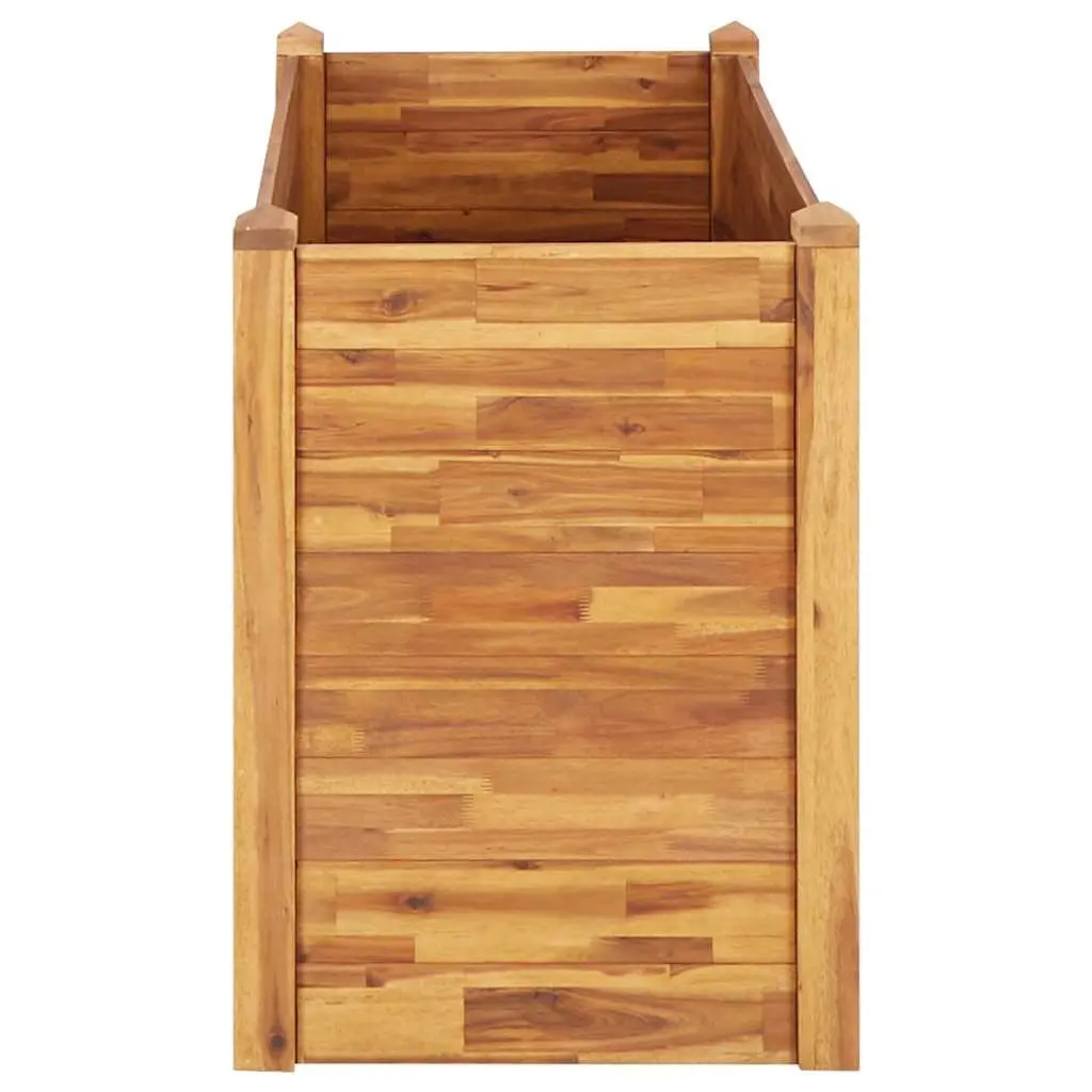 Raised Garden Bed Wooden Planter Box Outdoor Flowers Vegetables Herbs Patio Deck