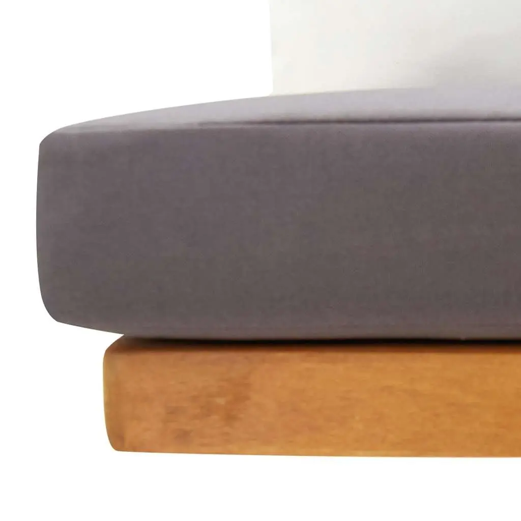 Outdoor Sectional Seating Unit Brown Garden Corner Sofa with Cushions