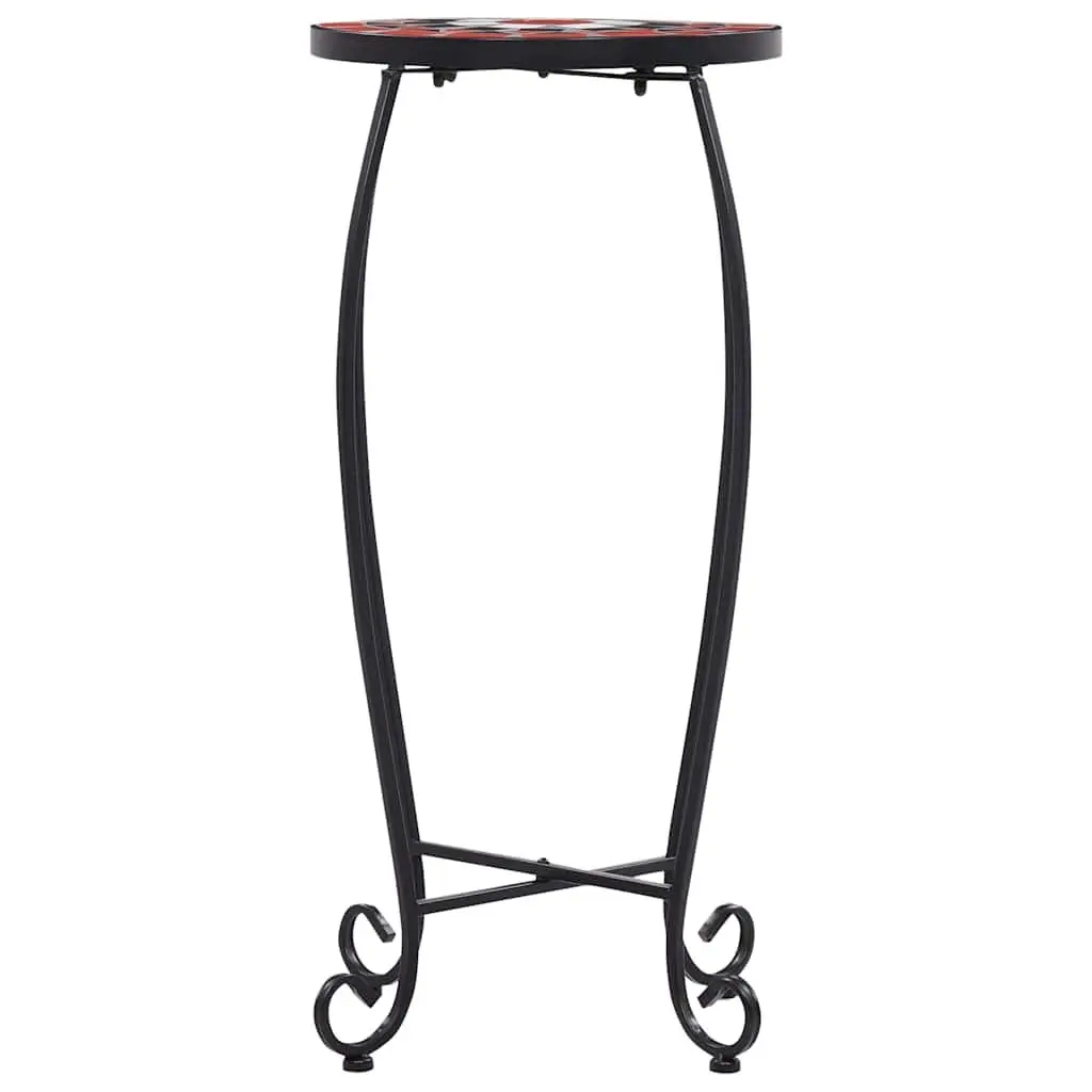 Mosaic Plant Stand Set 3 pcs Ceramic Top Garden Balcony Coffee Table