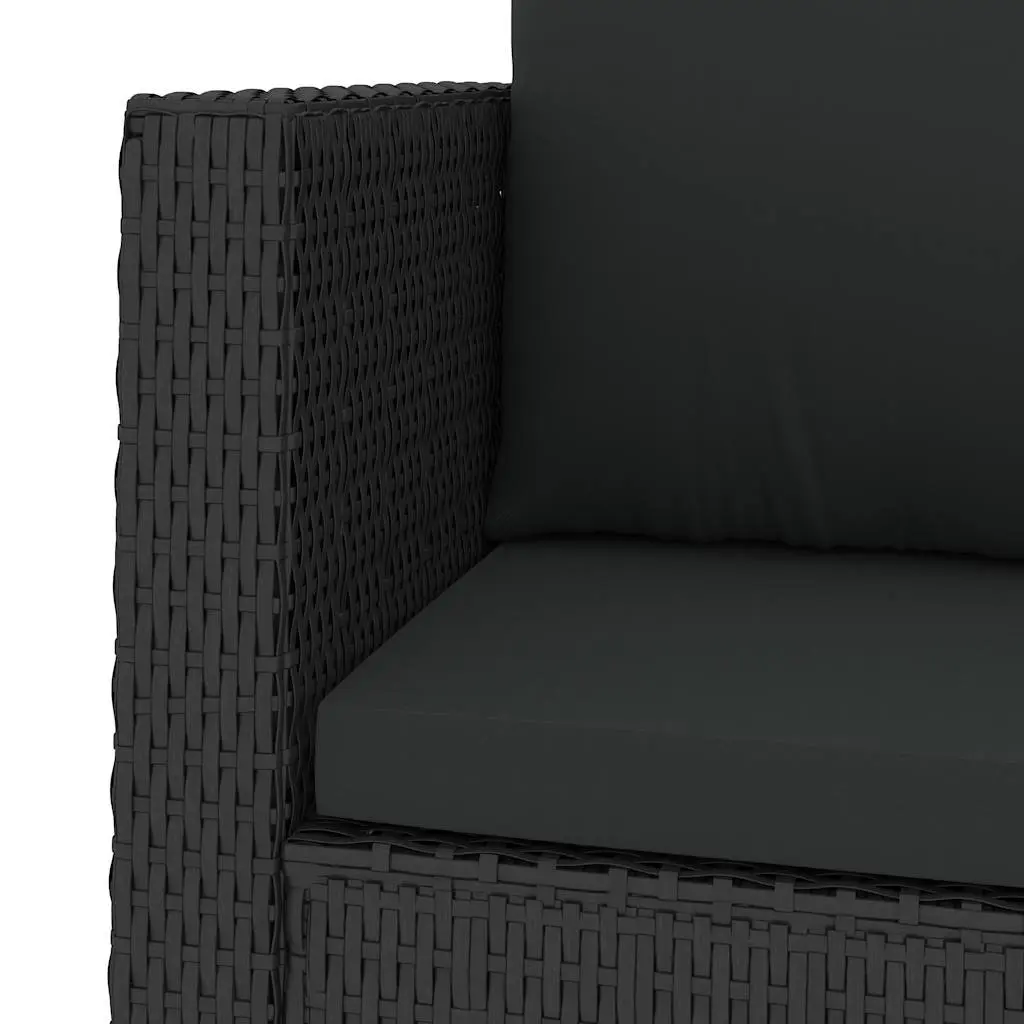 2 Piece Garden Lounge Set Outdoor Patio Sofa Stool with Cushions