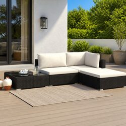 4 Piece Outdoor Lounge Set: Specs and Features