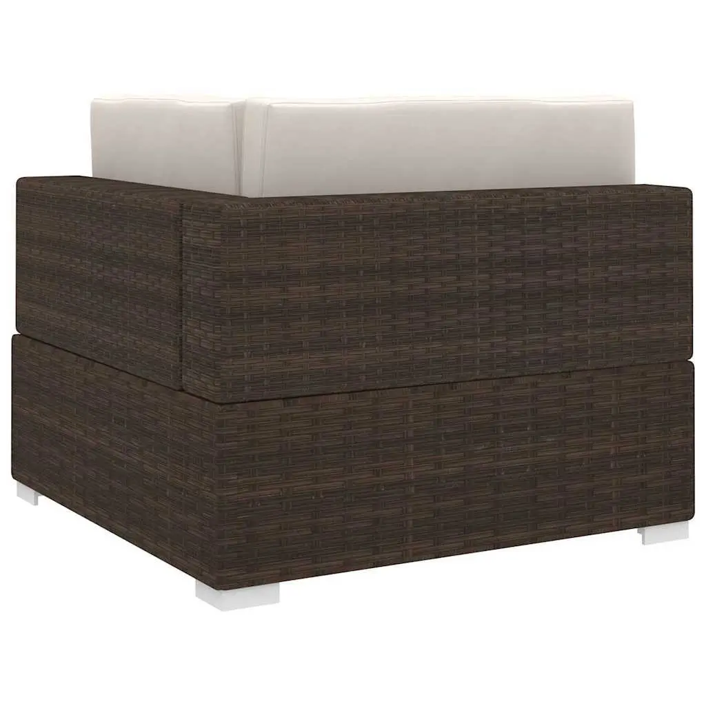 PE Rattan Outdoor Sectional Corner Chair