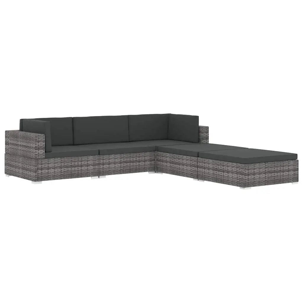 PE Rattan Outdoor Sectional Corner Chair