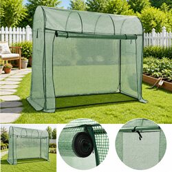 Greenhouse Dimensions: 200 x 80 x 170 cm with Zippered Access