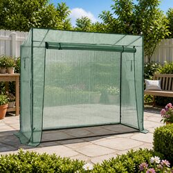 Walk-in Greenhouse Specifications: 200x80x173cm Green Frame