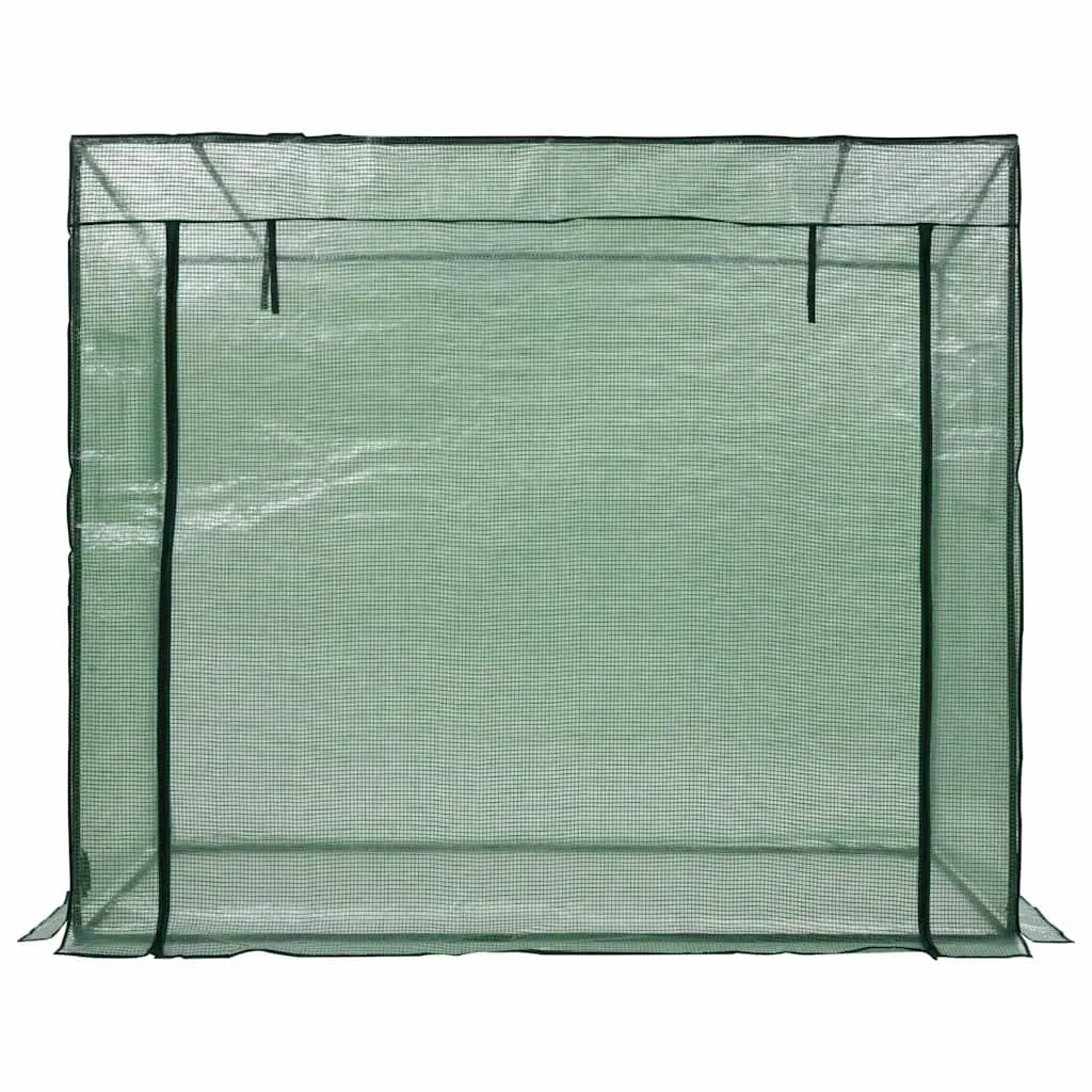 Walk-in Greenhouse for Garden 200x80x173cm Green Steel Frame UV Protected