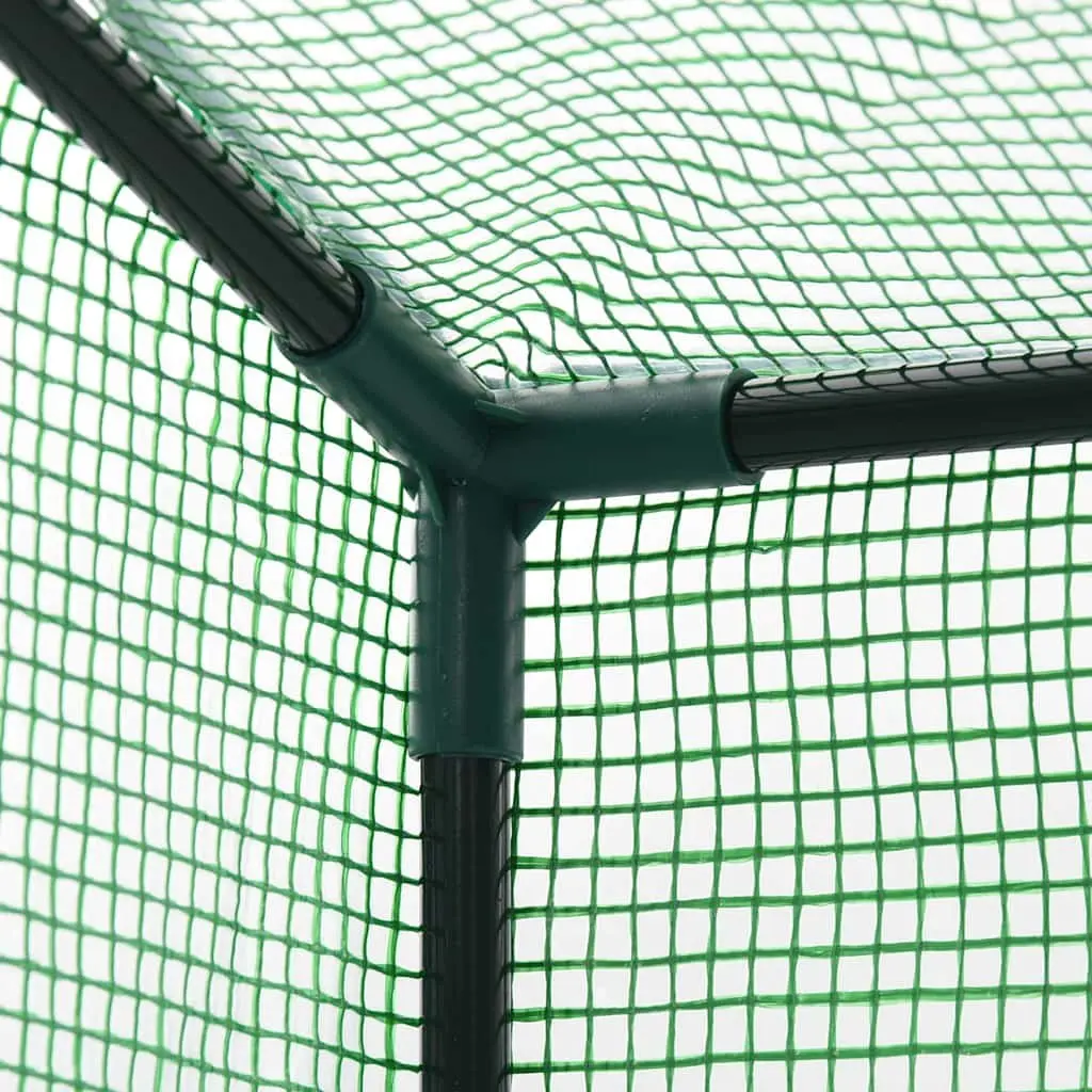 Walk-in Greenhouse for Garden 200x80x173cm Green Steel Frame UV Protected