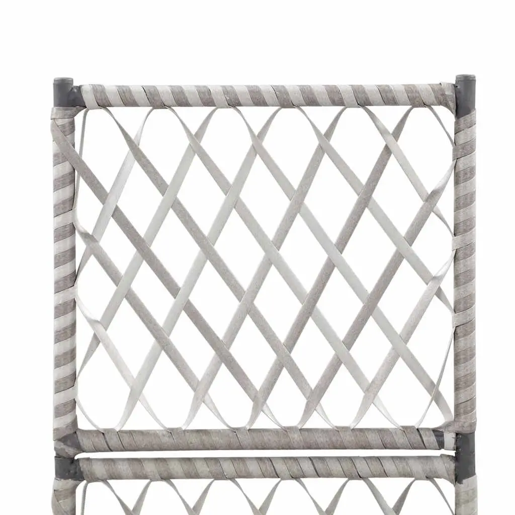 30x30x107 cm Raised Bed Planter with Trellis Support and Pot