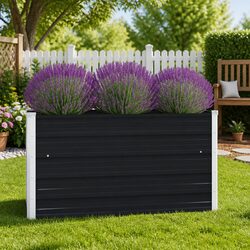 100x100x45 cm Raised Garden Bed with Open Bottom