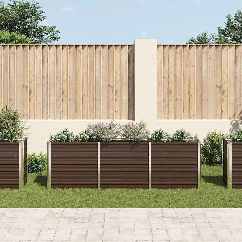 Raised Garden Bed Planter Box Outdoor Vegetables Herbs Flowers 240x40x77 cm