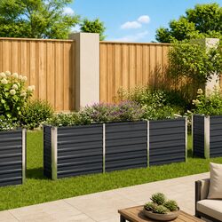 Specifications of Anthracite Galvanised Steel Garden Bed