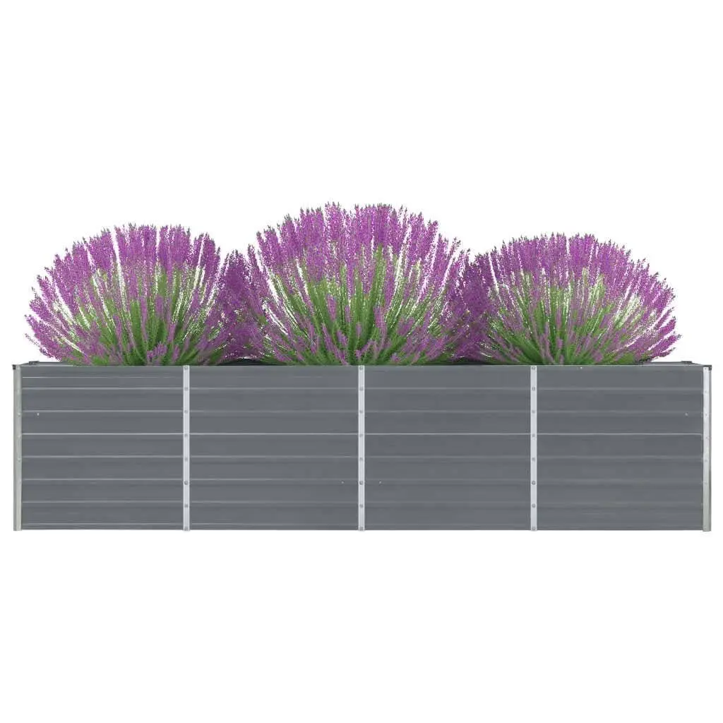 320x40x77 cm Galvanised Steel Planter