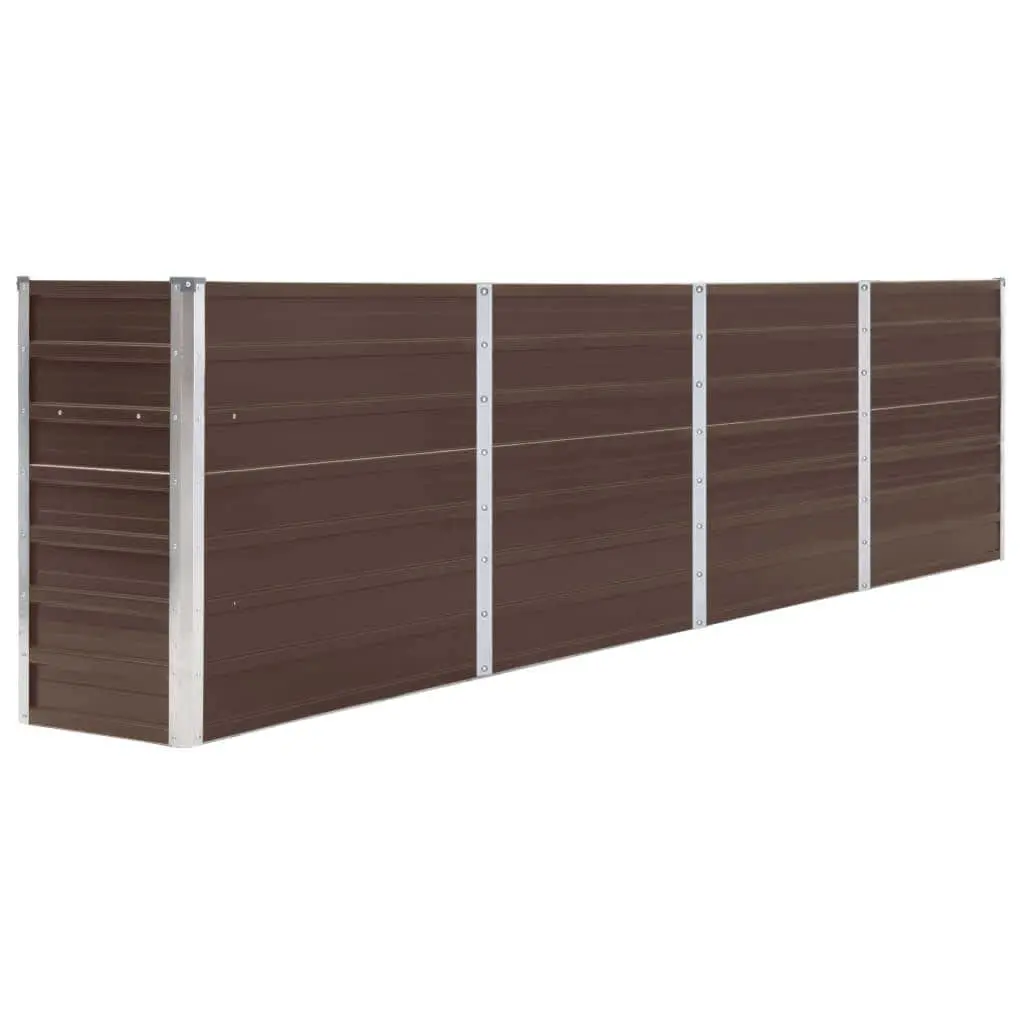320x40x77 cm Galvanised Steel Garden Bed
