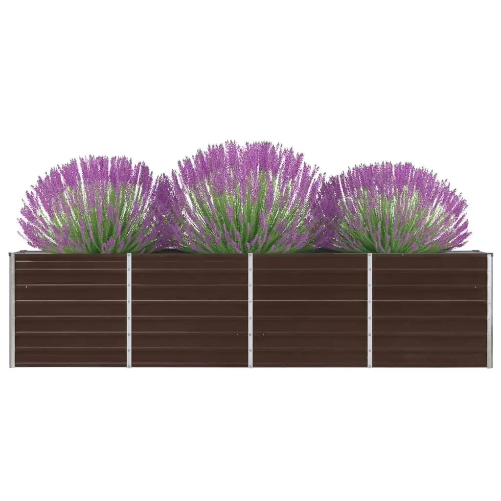 320x40x77 cm Galvanised Steel Garden Bed